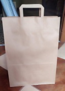 Torby papierowe szare do pakowania, na zakupy