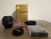 Nikon obiektyw Nikkor Lens AF-S DX 35mm f/1.8G + filtry