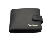 Pierre Cardin portfel skóra naturalna czarny 323a