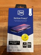 Prywatyzujące szkło hartowane na Apple iPhone 15 Pro Max - 3mk Rainbow
