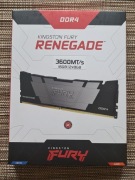 Super Okazja! Nowy RAM ddr4 Kingston FURY  RENEGADE 16GB (2x8GB) 3600MHz