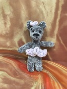 Ręcznie robiony miś baletnica – maskotka handmade