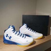 Under Armour Curry 1 PRNT r. 46 (30 cm) White/Blue 3024397-101