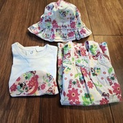 Sliczny komplecik dla dziewczynki 9-12 mc, H&M