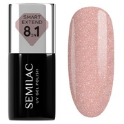 SEMILAC Lakier hybrydowy Smart Extend 804 Glitter Soft Beige 7 ml
