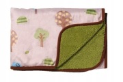 BABYONO Kocyk z mikrofibry dwustronny 74 x 100
