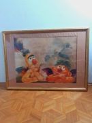 Duży obraz Bart i Ernie 106x76