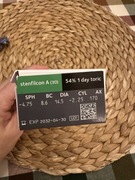 Soczewki toryczne jednodniowe MyDay Cooper Vision -4,75