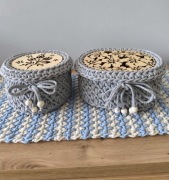 Koszyki na drobiazgi, kosmetyki, biżuterię, słodycze, prezent 