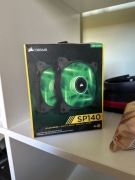 Wentylator corsair sp140 green led