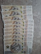 Banknoty seria kolekcja 