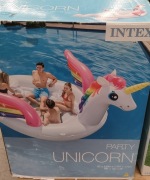 Gigantyczny flaming INTEX 5.03x3.35x1.73m NOWY Pływająca wyspa