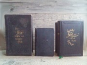 śpiewnik GESANGBUCH 1883r. NIEMCY 2szt. + modlitewnik 1922r.