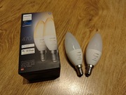 Dwie żarówki Philips hue White ambiance E14