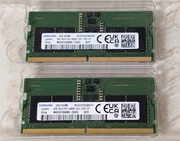 Pamięć RAM 16GB Samsung 2x 8GB DDR5 sodimm 4800 MHz