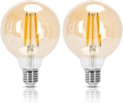 Żarówka LED Filament (Bursztynowa) G95 E27 10W 2200K zestaw 2szt