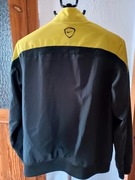 NIKE – MĘSKA BLUZA SPORTOWA ROZPINANA ŻÓŁTO-GRAFITOWA M