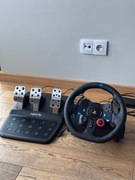 Logitech G923 PS5/PS4 + pedały | stan bardzo dobry | wysyłka