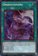 Onomatopaira RA04-EN089 Secret Rare yu gi oh karty