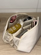 Duża kosmetyczka damska elegancka organizer na kosmetyki pędzle pojemna 