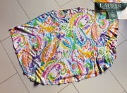 Ralph Lauren cudna lniana kolorowa kimono nietoperz r.L/XL/2XL