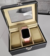 Smartwatch kwadratowa koperta różowa pink rose