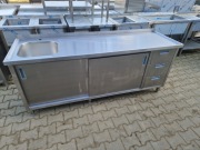 Zlew Gastronomiczny 1 Komorowy Z Półką Szafką i Szufladami 200/60/85