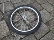 Koło 20 przód + opon  rower