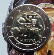 LITWA 2025 2 EURO OBIEGOWE UNC !!!!!RAR!!!!!