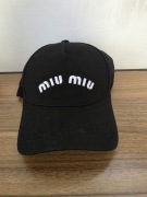 Czapka z daszkiem Miu Miu