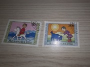 Znaczki mongolskie z czasów PRL