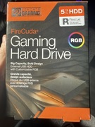Używany Dysk Seagate FireCuda Gaming HDD 5TB HDD USB 3.2 RGB Czarny