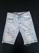 Spodenki męskie jeansowe niebieskie rozm. S/30