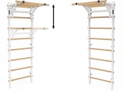 DRABINKA GIMNASTYCZNA metal-drewno z drążkiem do podciągania ENDORFIT 