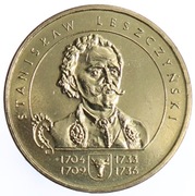 Moneta 2 zł Stanisław Leszczyński (1704-1709, 1733-1736) 2003 r