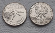 20000 zł jaskółki 1993 mennicza