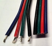 Przewód do taśm LED RGB Płaski 4 żyłowy 4x0.35mm