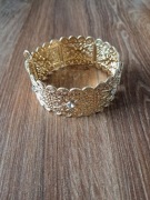 nowa bransoletka średnica 6 cm, szerokość 3 cm brak metki