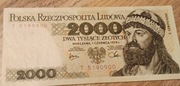 2000 zł Mieszko/Chrobry seria T 1979