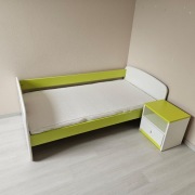 Łóżko dziecięce 160/80 cm STRAŻ POŻARNA z szafeczką