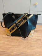 Torebka damska MONNARI – czarno-złota, elegancka