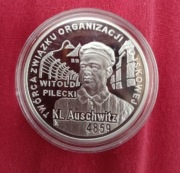 10 ZŁ 65 ROCZNICA OSWOBODZENIA KL AUSCHWITZ-BIRKENAU 2010 mennicza