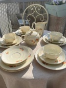 Zestaw porcelany Schumann Bavaria – komplet kawowy, vintage (18 el.)