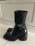 Vagabond Brooke skórzane buty botki kozaki 37