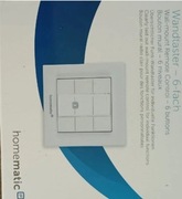 Przełącznik ścienny Homematic IP - 6-krotny, 142308A0BProducent: eQ-3