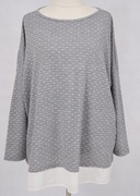 W luźnym fasonie elegancka bluzka nowa 56