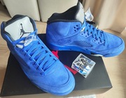 Buty Jordan 5 Retro Blue Suede 45.5 EU