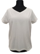 Koszulka damska, cienka, letnia, bawełniana, owersis 