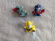 Zestaw 3 figurek interaktywnych Transformers jak nowe