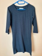 Sukienka Moraj M 38 szara popielata prosta ołówkowa obcisła krótka